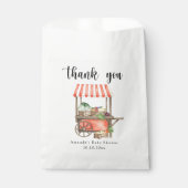 地元で栽培されたベビー農家市場カート赤ちゃんシャワー フェイバーバッグ (正面)