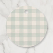 地元で栽培されたベビー農家市場ベビーシャワー フェイバータグ (裏面)