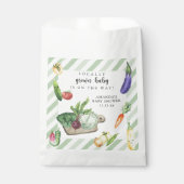 地元で栽培されたベビー農家市場ベビーシャワー フェイバーバッグ (正面)