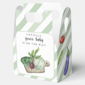 地元で栽培されたベビー農家市場ベビーシャワー フェイバーボックス (オープン)