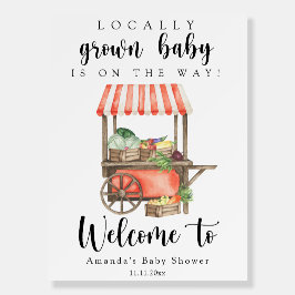地元で栽培されたベビー – ウェルカムベビーシャワー