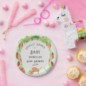 地元で栽培されたベビー、ファーマーズマーケットベビーシャワー ペーパープレート (パーティー)