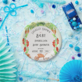 地元で栽培されたベビー、ファーマーズマーケットベビーシャワー ペーパープレート (パーティー)