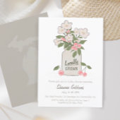 地元で栽培されたミシガン州のベビーシャワー 招待状