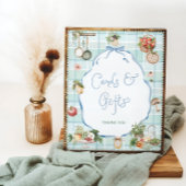 地元で栽培された市場ベビーシャワーカードとギフト ポスター