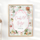 地元で栽培された市場ベビーシャワーカードとギフト ポスター