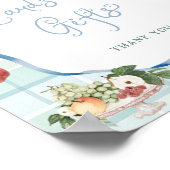 地元で栽培された市場ベビーシャワーカードとギフト ポスター (角)