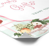 地元で栽培された市場ベビーシャワーカードとギフト ポスター (角)