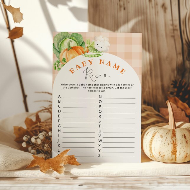 地元で栽培された秋カボチャベビー名のレースゲーム (クリエイターアップロード済み)