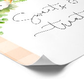 地元で栽培された秋パンプキンスイーツ&スイーツ ポスター (角)