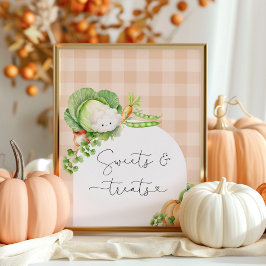 地元で栽培された秋パンプキンスイーツ&スイーツ ポスター