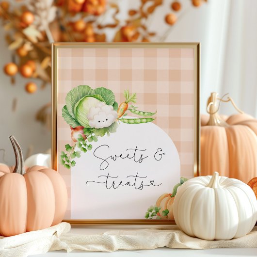 地元で栽培された秋パンプキンスイーツ&スイーツ ポスター