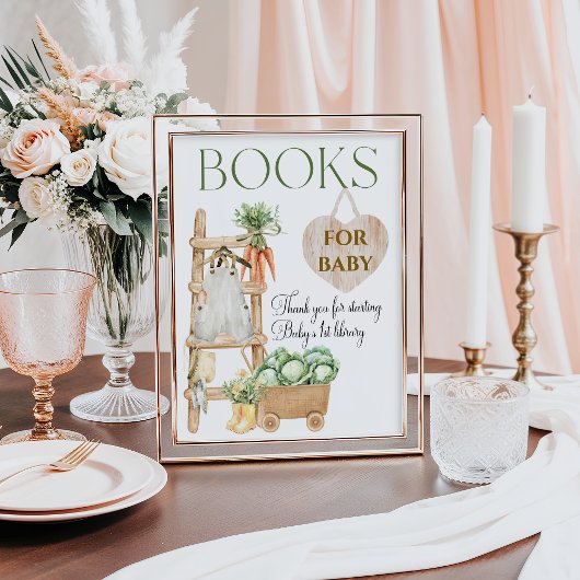 地元で栽培された素朴赤ちゃんシャワー飲料 ポスター