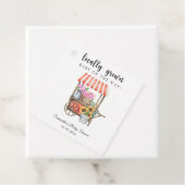 地元で栽培された花農家市場ベビーシャワー フェイバータグ (インサイチュ)