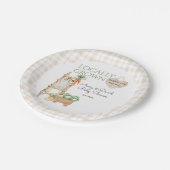 地元で栽培された農場市場モダンの赤ちゃんシャワー ペーパープレート (アングル)