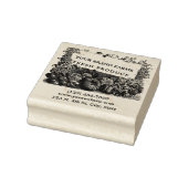 地元で栽培された農場新産物用ラベルテンプレート ラバースタンプ (スタンプ)