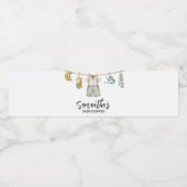 地元で栽培された農家ベビーシャワー ペットボトルラベル (シングルラベル)