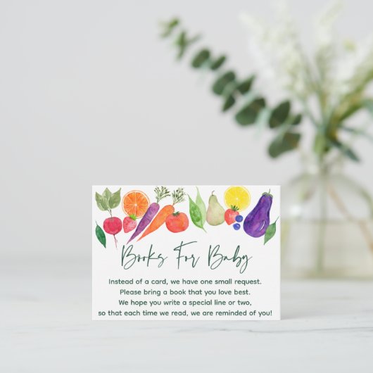 地元で栽培された農家マーケットブックリクエストカード エンクロージャーカード (スタンド正面)