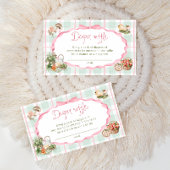 地元で栽培された農家市場おむつラッフルチケット エンクロージャーカード