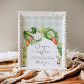 地元で栽培された農家市場おむつラッフルポスター ポスター