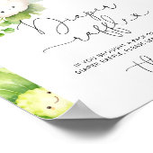 地元で栽培された農家市場おむつラッフルポスター ポスター (角)