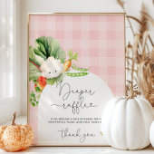 地元で栽培された農家市場ピンクおむつラッフル ポスター