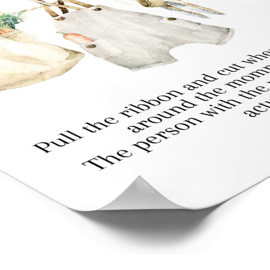 地元で栽培された農家市場ベビーシャワーベリー ポスター (角)