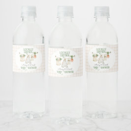 地元で栽培された農家市場Bohoベビーシャワー ペットボトルラベル