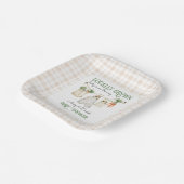 地元で栽培された農家市場Bohoベビーシャワー ペーパープレート (傾斜あり)