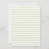 地元で栽培された農家男女兼用ベビーシャワー 招待状 (裏面)