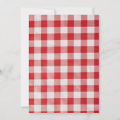 地元で栽培された野菜ファースト誕生日招待状 招待状 (裏面)