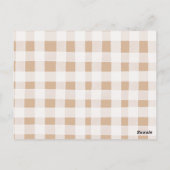 地元で栽培された野菜農家市場の書籍ベビー ポストカード (裏面)