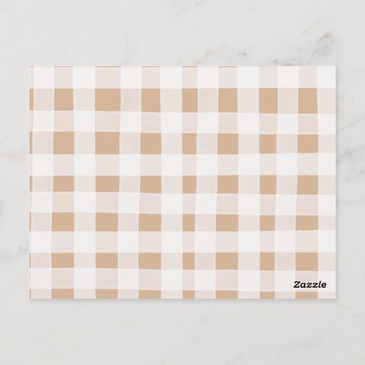 地元で栽培された野菜農家市場の書籍ベビー ポストカード (裏面)