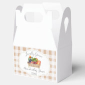 地元で栽培された野菜農家市場ベビーシャワー フェイバーボックス (オープン)