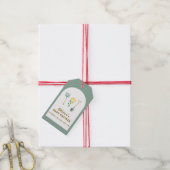 地元で栽培されたBohoフローラガーデニング赤ちゃんシャワー ギフトタグ (より糸付き)