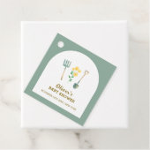 地元で栽培されたBohoフローラガーデニング赤ちゃんシャワー フェイバータグ (インサイチュ)