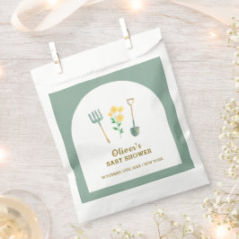 地元で栽培されたBohoフローラガーデニング赤ちゃんシャワー フェイバーバッグ