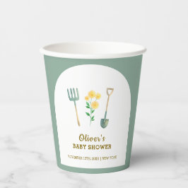 地元で栽培されたBohoフローラガーデニング赤ちゃんシャワー 紙コップ