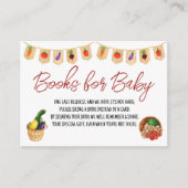 地元で栽培、ファーマーズマーケット、ベビー用の本 エンクロージャーカード (正面)