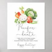 地元で育ったおしゃぶり狩りベビーシャワーゲーム ポスター (正面)