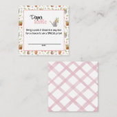 地元で育ったおむつラッフルカード エンクロージャーカード (正面/裏面)