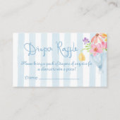 地元で育ったお洒落おむつラッフルチケット エンクロージャーカード (正面)