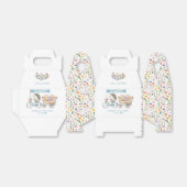 地元で育ったかわいいハリネズミ春ベビーシャワー フェイバーボックス (折り畳みなし)