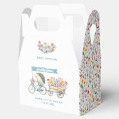 地元で育ったかわいいハリネズミ春ベビーシャワー フェイバーボックス (オープン)