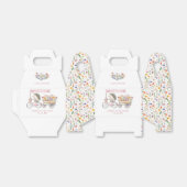 地元で育ったかわいいハリネズミ春ベビーシャワー フェイバーボックス (折り畳みなし)