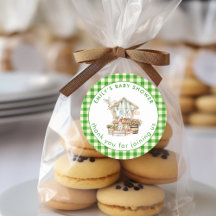 地元で育ったグリーンジンガムありがとう赤ちゃんシャワー