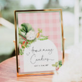 地元で育ったピンクの女の子のベビーどのように多くのキャンディ ポスター