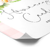 地元で育ったピンクの女の子のベビーどのように多くのキャンディ ポスター (角)