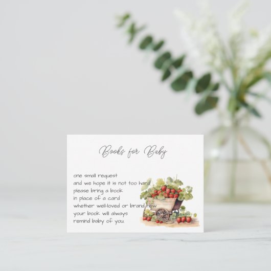 地元で育ったファーマーズマーケットのベビー本 エンクロージャーカード (スタンド正面)