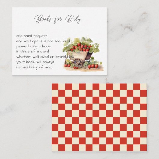 地元で育ったファーマーズマーケットのベビー本 エンクロージャーカード (正面/裏面)